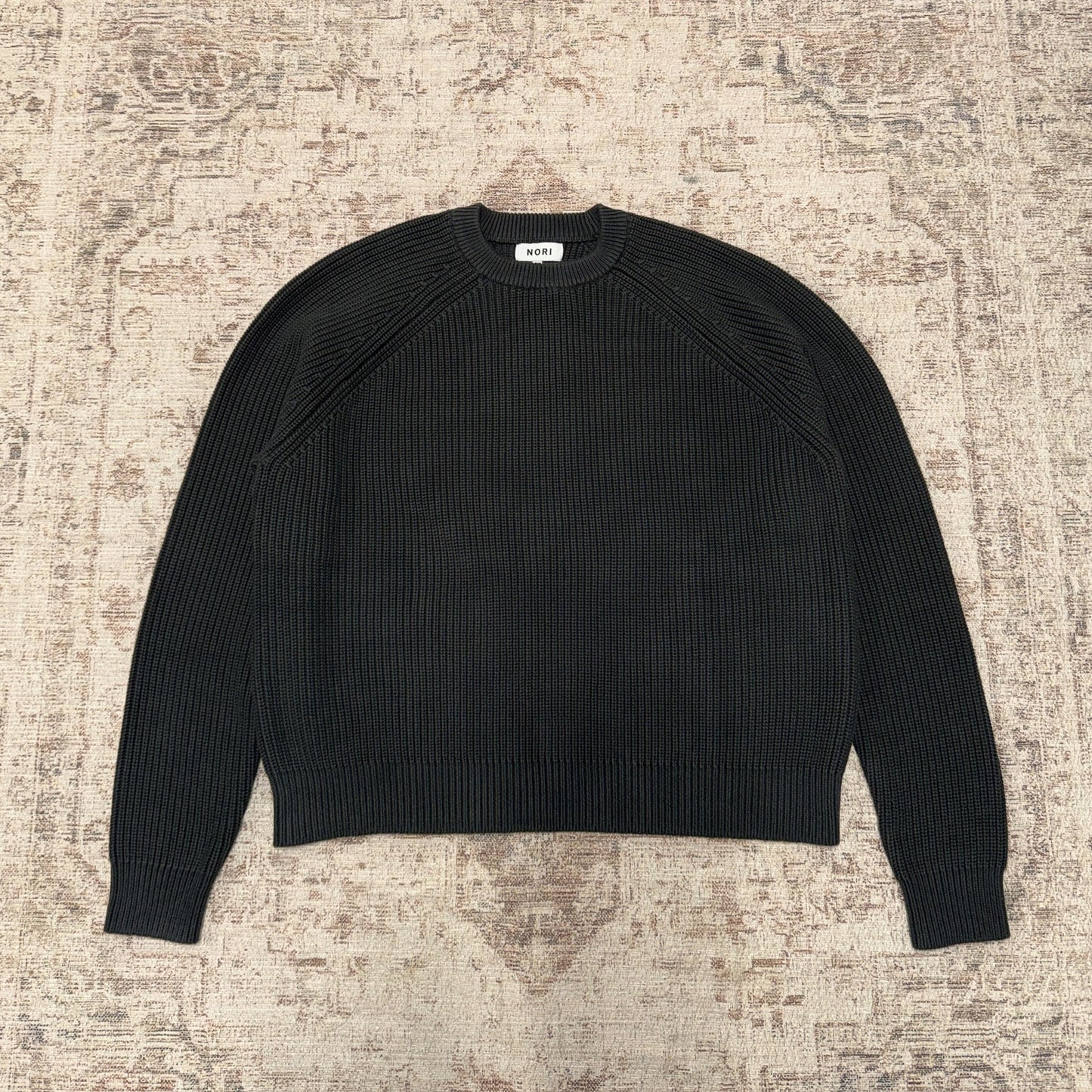 RIB MOCK SWEATER